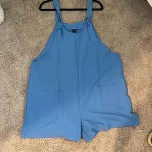 SHEIN trendy blue romper